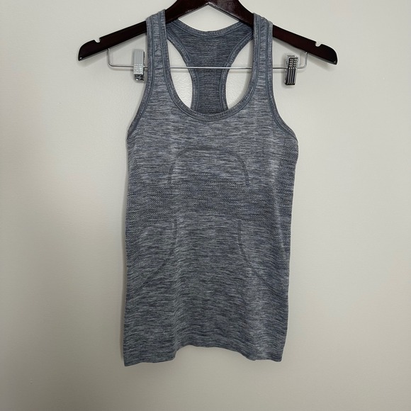 lululemon athletica Tops - Lululemon Women's Swiftly Tech Racerback Tank Top Grey Heather Size 4